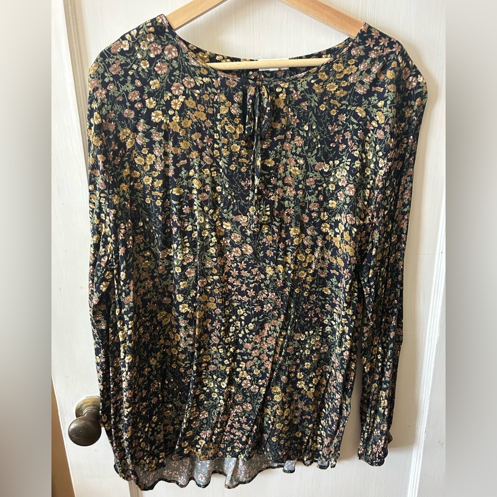 West K Floral Long Sleeve Dress